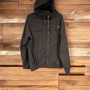 Columbia Sportswear Co lightweight gray windbreaker Jacket sz XL